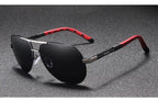 Men's Aviator Sunglasses | Polarized UV400 Lens | Lightweight Aluminum Frame