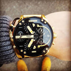 Men's Chronograph Watch | Quartz Movement | Stainless Steel Case | 50mm Dial