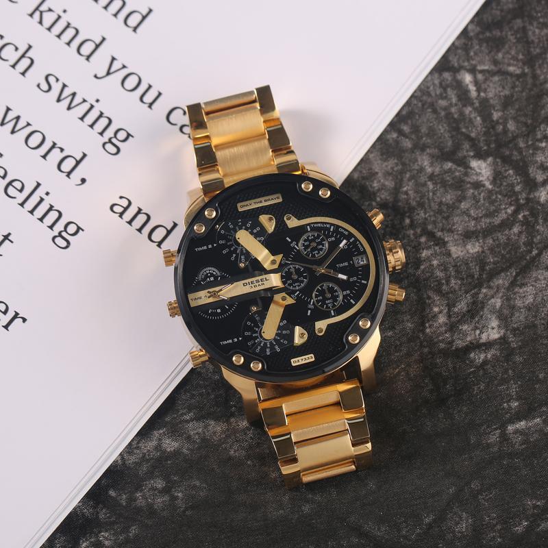 Men's Chronograph Watch | Quartz Movement | Stainless Steel Case | 50mm Dial