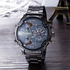 Men's Chronograph Watch | Quartz Movement | Stainless Steel Case | 50mm Dial