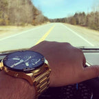 Men's Chronograph Watch | Quartz Movement | Stainless Steel Case | 50mm Dial