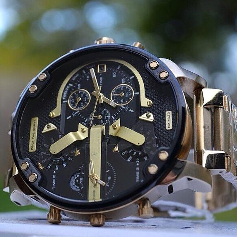 Men's Chronograph Watch | Quartz Movement | Stainless Steel Case | 50mm Dial