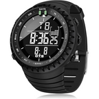 Men's Digital Sports Watch | Tactical Design | Waterproof & Shock-Resistant with LED Backlight