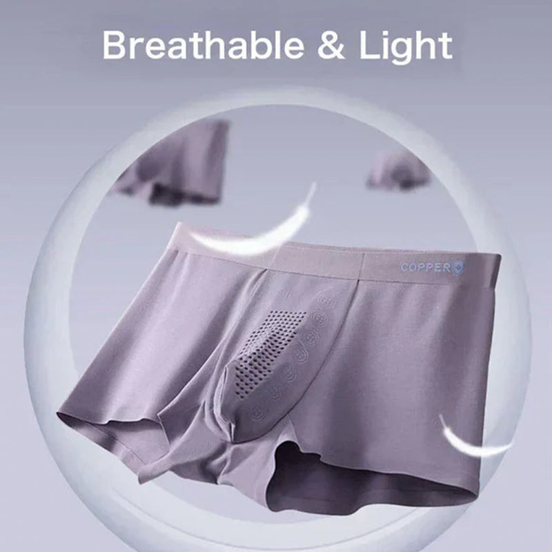 Men's Magnetic Massage Briefs | Ergonomic U-Pouch & Body-Shaping Support | Breathable Stretch Fabric