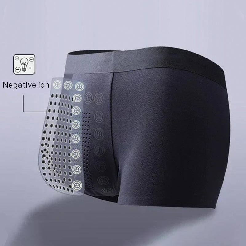 Men's Magnetic Massage Briefs | Ergonomic U-Pouch & Body-Shaping Support | Breathable Stretch Fabric
