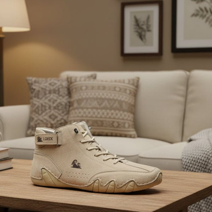 Men's Orthopedic Shoes | Waterproof, Breathable | Leather Upper, Slip-Resistant Sole | Comfort Fit