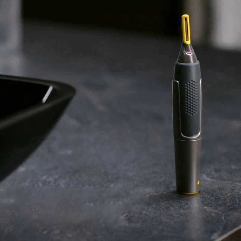 Men's Precision Trimmer | Ultra-Fine Head | Cordless Ergonomic Handle | LED Light