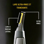Men's Precision Trimmer | Ultra-Fine Head | Cordless Ergonomic Handle | LED Light