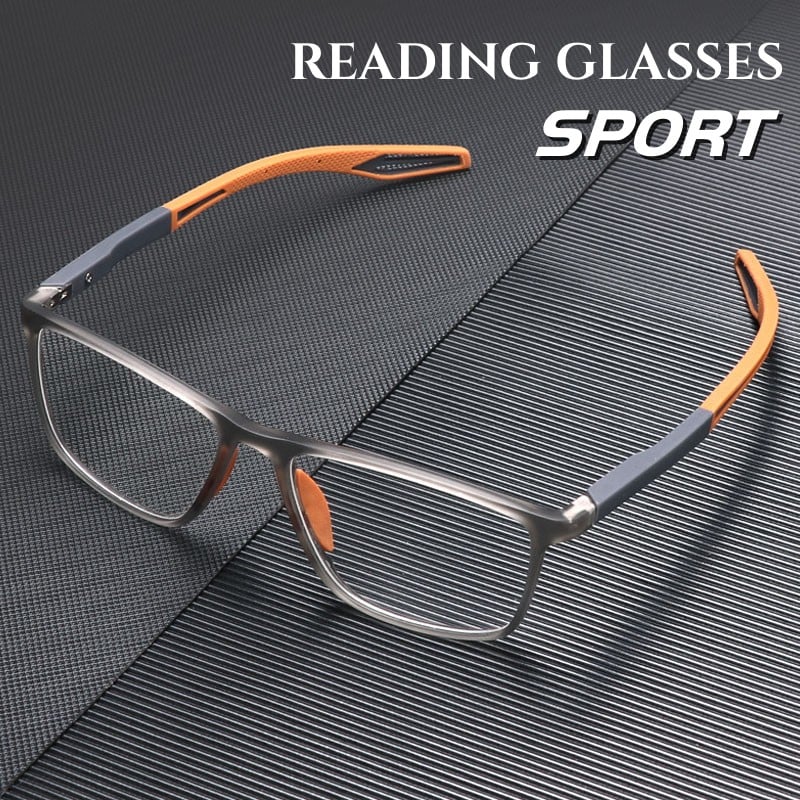 Men’s Reading Glasses | Anti-Blue Progressive Lenses | Ultra-Light Titanium Frame