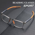 Men’s Reading Glasses | Anti-Blue Progressive Lenses | Ultra-Light Titanium Frame