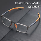 Men’s Reading Glasses | Anti-Blue Progressive Lenses | Ultra-Light Titanium Frame