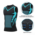 Men's Shaping Vest | Seamless Ultra-Thin Compression | Neoprene Blend | Comfortable Fit