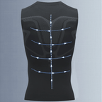 Men's Shaping Vest | Seamless Ultra-Thin Compression | Neoprene Blend | Comfortable Fit