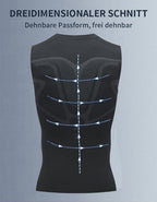 Men's Shaping Vest | Seamless Ultra-Thin Compression | Neoprene Blend | Comfortable Fit