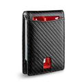 Men's Slim Wallet | RFID-Blocking Money Clip | Genuine Leather | Front-Pocket Carry