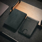 Men's Slim Wallet | RFID-Blocking Money Clip | Genuine Leather | Front-Pocket Carry