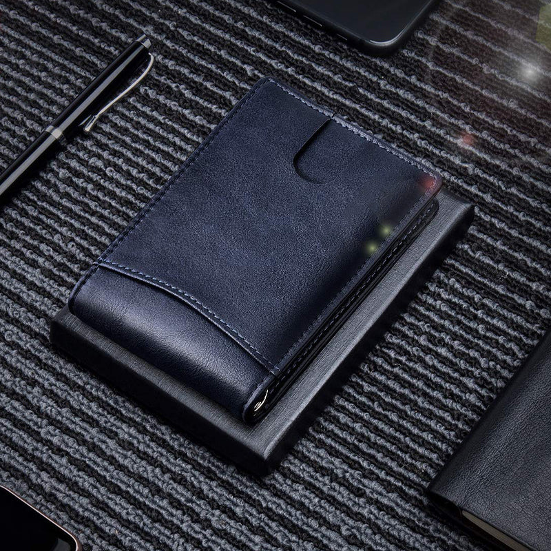 Men's Slim Wallet | RFID-Blocking Money Clip | Genuine Leather | Front-Pocket Carry