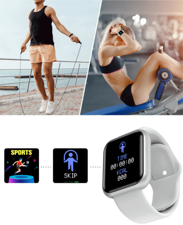 Men's Smartwatch | Fitness & Health Tracker | Heart Rate, Blood Pressure & Blood Oxygen Monitoring