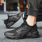 Men's Sneakers | Breathable Mesh Upper | Lace-Up Closure & Non-Slip Grip Sole | Comfortable Fit