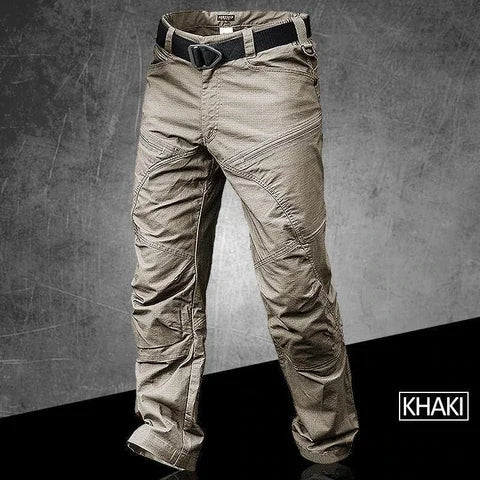 Men's Tactical Cargo Pants | Water-Resistant Ripstop | Multi-Pocket Design | Outdoor Ready