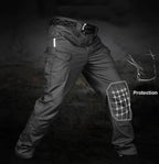Men's Tactical Cargo Pants | Water-Resistant Ripstop | Multi-Pocket Design | Outdoor Ready