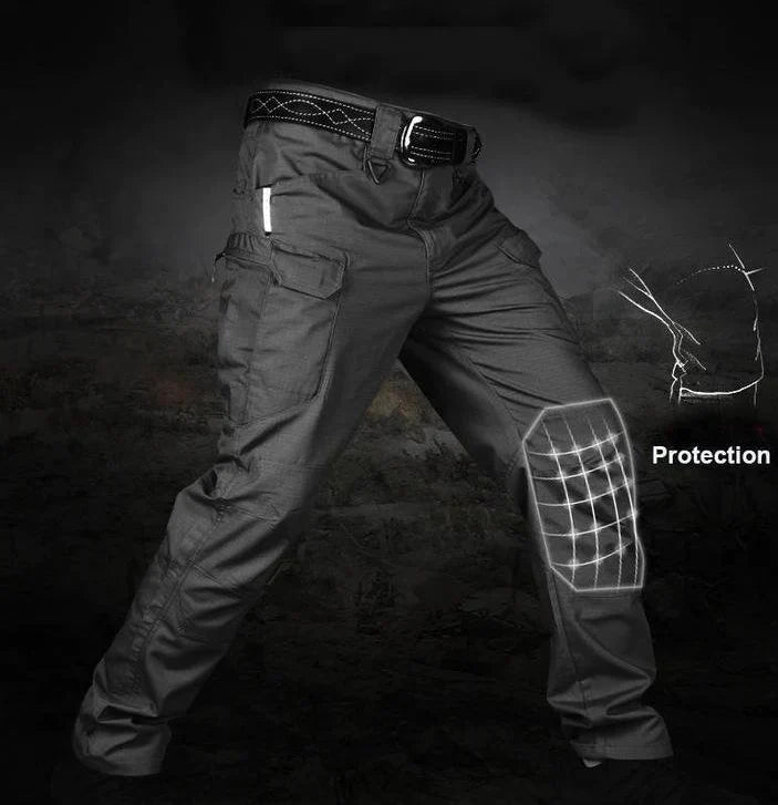 Men's Tactical Cargo Pants | Water-Resistant Ripstop | Multi-Pocket Design | Outdoor Ready