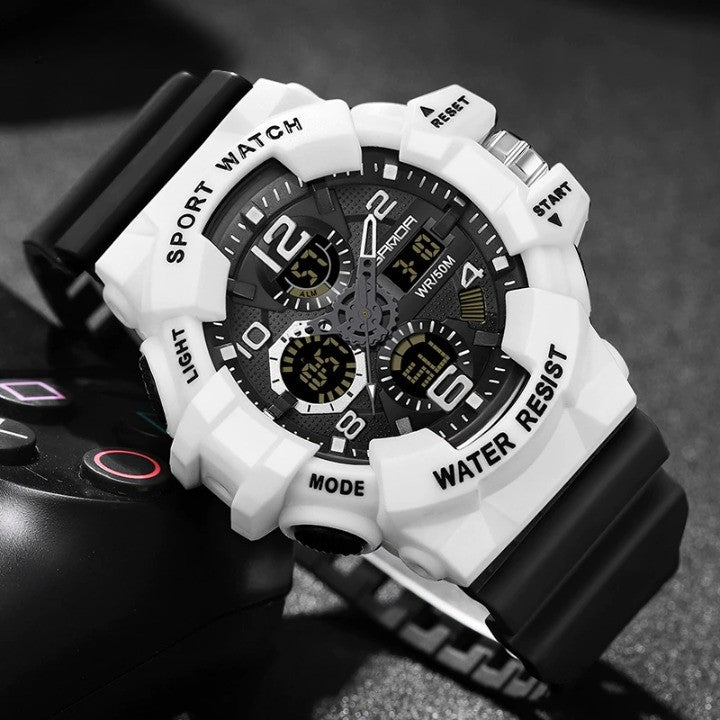 Men's Tactical Digital Watch | Heavy-Duty Waterproof | Resin Band