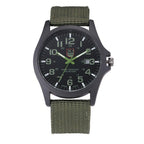 Men's Tactical Watch | Waterproof 50m & Shock-Resistant | Stainless Steel Case & Silicone Band