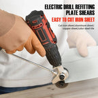 Metal Cutting Attachment for Drill | Heavy-Duty Cutter | Hardened Steel Blades | Precise Alignment