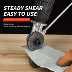 Metal Cutting Attachment for Drill | Heavy-Duty Cutter | Hardened Steel Blades | Precise Alignment
