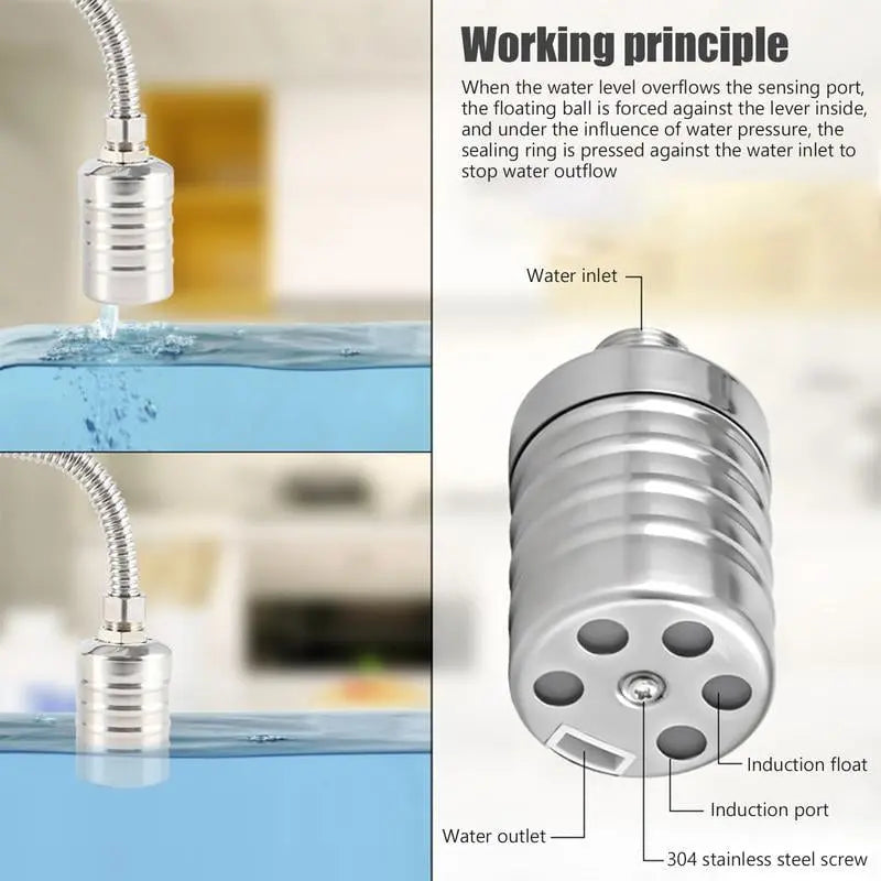Mini Float Valve | Automatic Water Level Control | Stainless Steel | Easy Installation