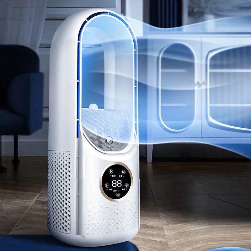 Mini Portable Air Conditioner | Bladeless Silent USB-Powered | 6-Speed & Timer
