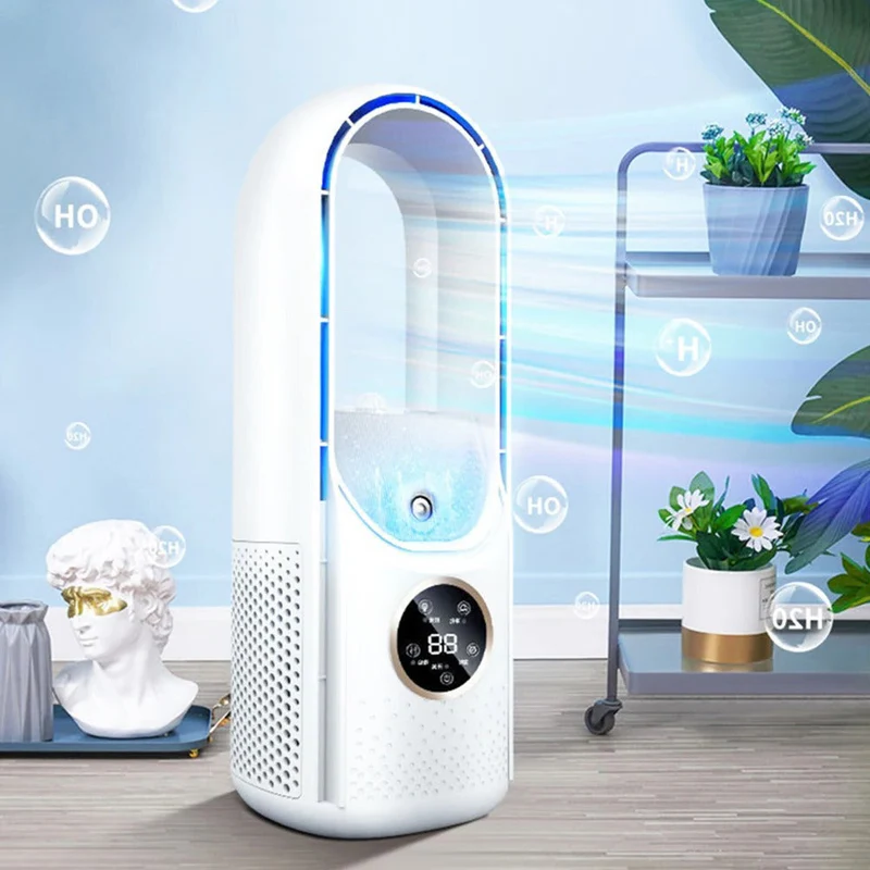 Mini Portable Air Conditioner | Bladeless Silent USB-Powered | 6-Speed & Timer