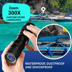 Monocular Telescope for Bird Watching | Up to 300X Zoom | Night Vision & Autofocus