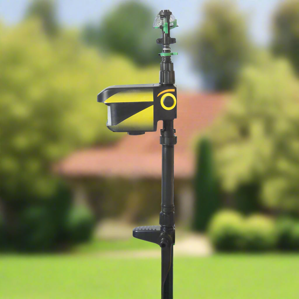 Motion-Activated Animal Repellent Sprinkler | Solar-Powered | Water-Saving