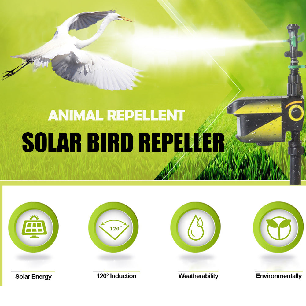 Motion-Activated Animal Repellent Sprinkler | Solar-Powered | Water-Saving