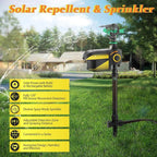 Motion-Activated Animal Repellent Sprinkler | Solar-Powered | Water-Saving