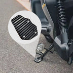 Motorcycle Kickstand Enlarger Plate | Aluminum Non-Slip Extension | Easy Mount | Prevents Sinking