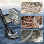 Motorcycle Side Stand Extension Plate | Wide Anti-Slip Base | Aluminum | Stable Parking