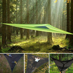 Multi-Person Camping Hammock | 3-Point Suspension | Durable Nylon Fabric | Family & Group Use