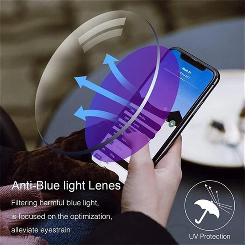 Multifocal Reading Glasses | Blue Light Filter | +1.00–+4.00 Strength | Lightweight Design