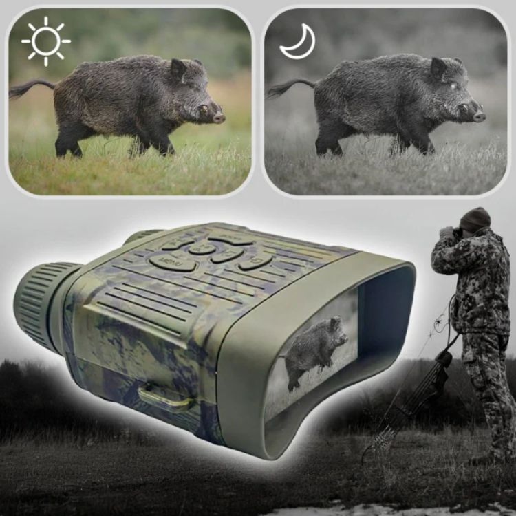 Night Vision Binoculars | Long-Range Infrared | HD Display