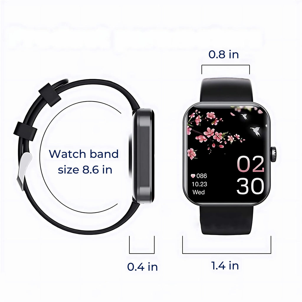 Non-Invasive Blood Glucose Smartwatch | Real-Time Monitoring | Trend Tracking & Alerts