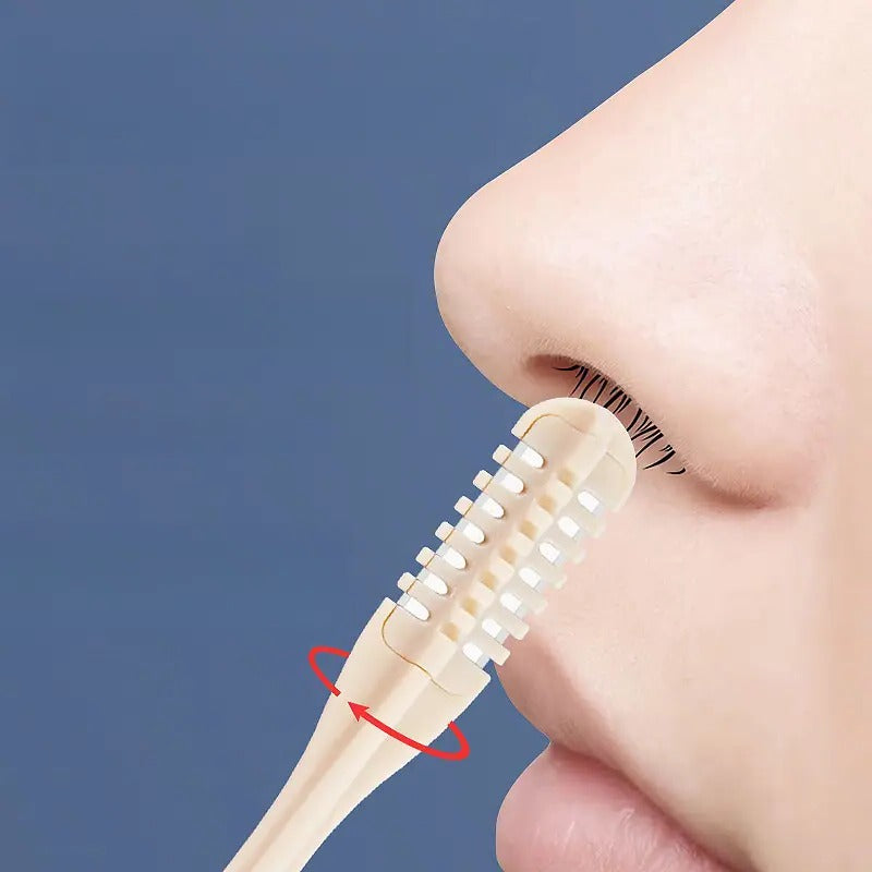 Nose Hair Trimmer for Men & Women | 360° Rotating Head | Ergonomic Grip & Travel-Friendly