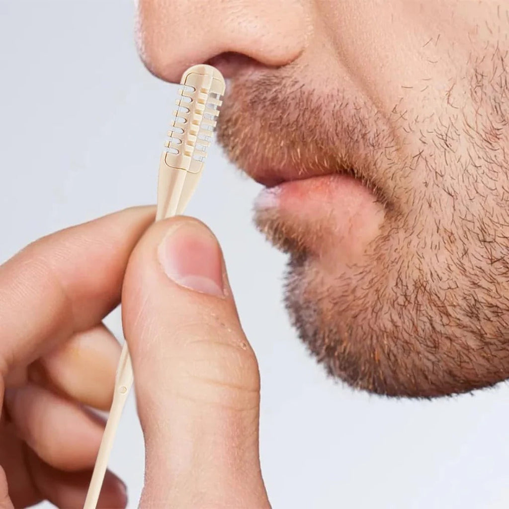 Nose Hair Trimmer for Men & Women | 360° Rotating Head | Ergonomic Grip & Travel-Friendly