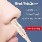 Nose Hair Trimmer for Men & Women | 360° Rotating Head | Ergonomic Grip & Travel-Friendly