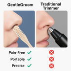 Nose Hair Trimmer for Men & Women | 360° Rotating Head | Ergonomic Grip & Travel-Friendly