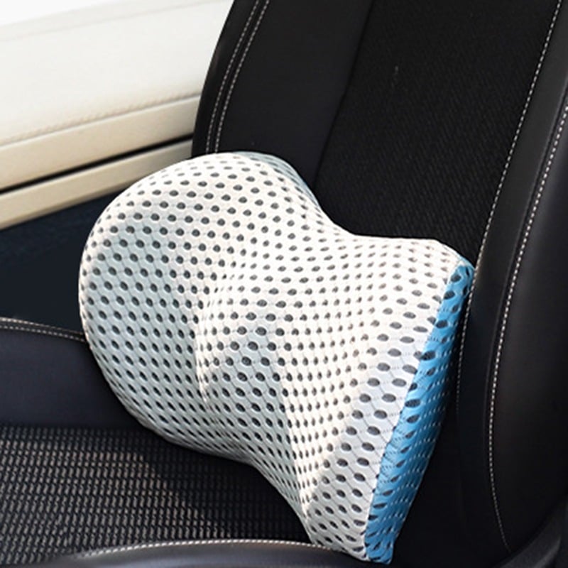 Orthopedic Lumbar Pillow | Ergonomic Contour Support | Removable Washable Cover | Back Pain Relief