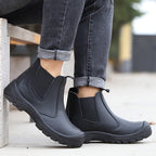 Orthopedic Work & Safety Boots | Ergonomic Ankle Boot | Waterproof Leather & Steel Toe