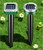 Outdoor Rodent & Pest Repeller | Solar Ultrasonic Variable-Frequency | Weatherproof | Chemical-Free